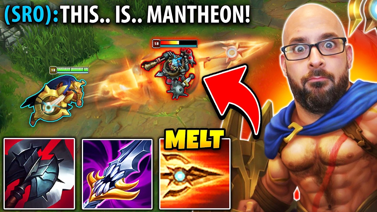 MANTHEON TOP LANE IS BACK AND STRONGER THAN EVER! (SPEARS DO MASSIVE DAMAGE)