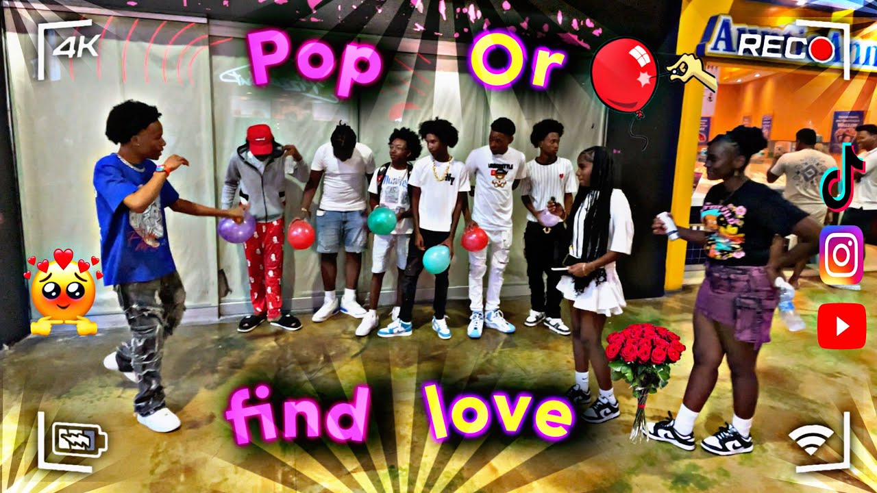 🎈 POP or FIND LOVE? 💘Trincity Mall edition 😍🔥Would YOU take the risk? 👀🤭  #viral  #poptheballoon 