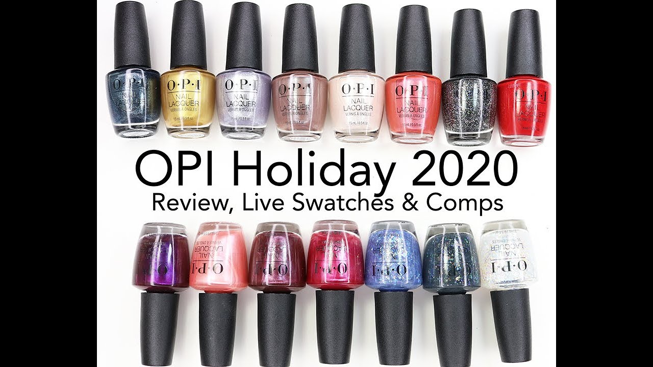 OPI Holiday 2020 Shine Bright Collection: Review, Live Swatches and Comparisons
