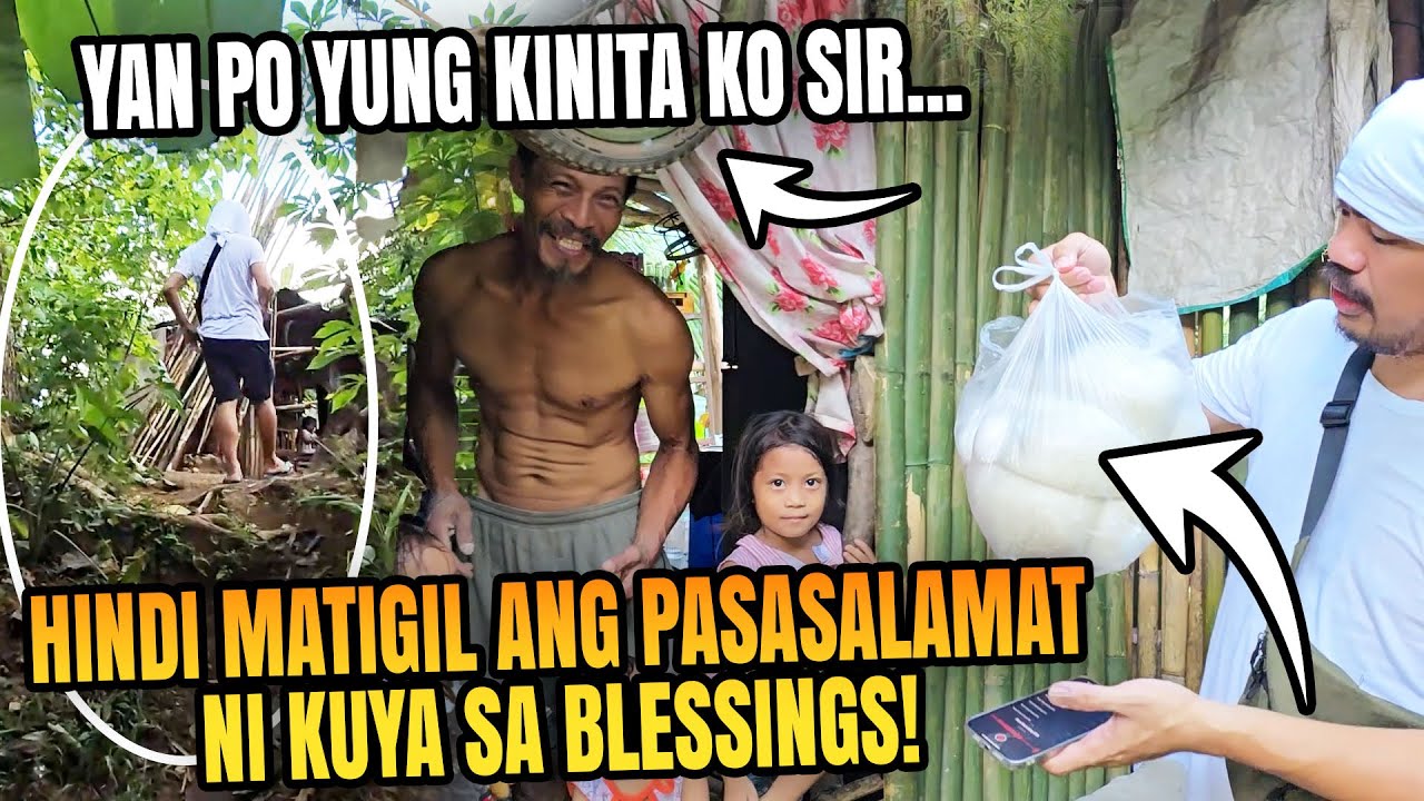 Ang Sarap Tulungan Ni Tatay! Hindi Matigil Ang Kanyang Pasasalamat