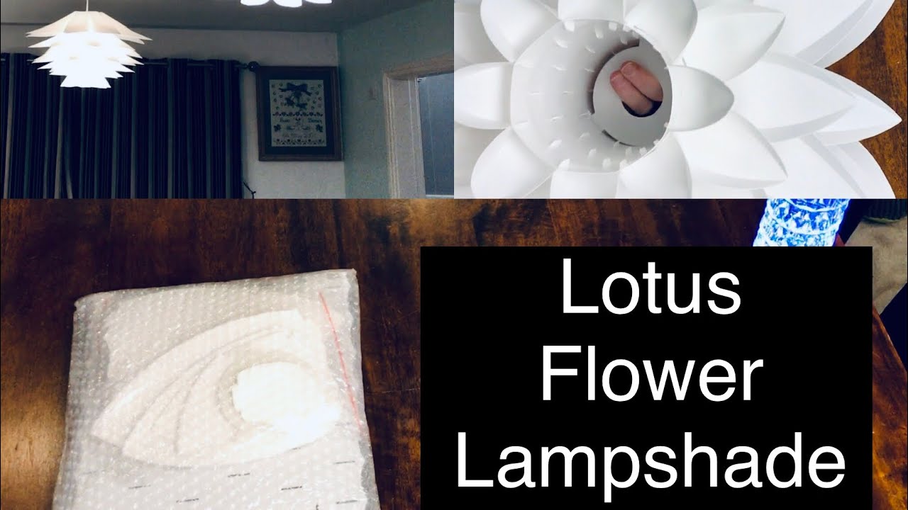 Lotus Flower Lampshade Kit Assembly
