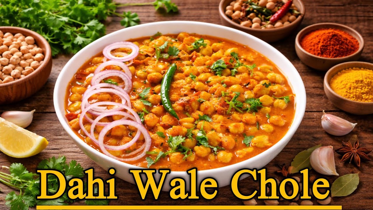 Dahi Wale Chole 😋 | Ek Baar Khaoge Baar Baar Banaoge | Secret Taste 🤫 | Easy Chole Recipe | 