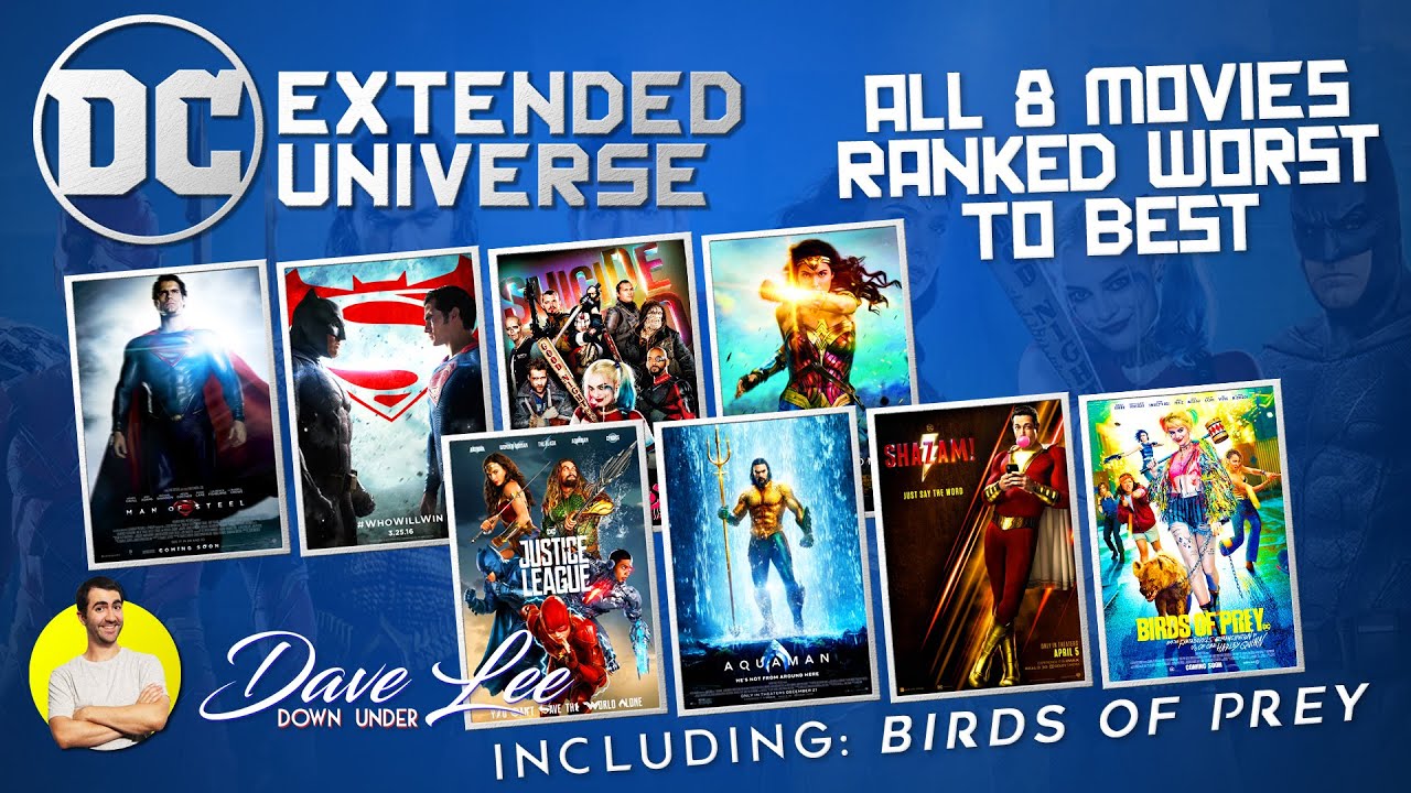 DCEU - All 8 Movies Ranked Worst to Best (including BIRDS OF PREY)