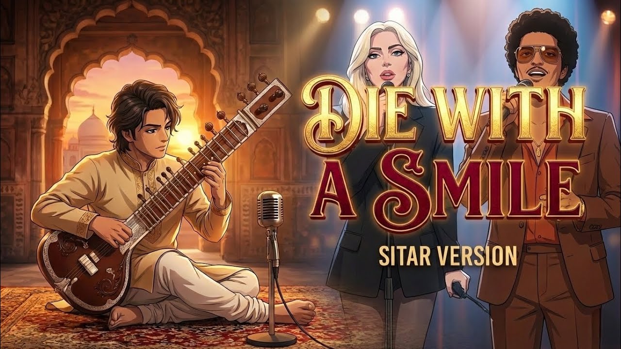 Die with a smile but its sitar acoustic version ✨️🌸