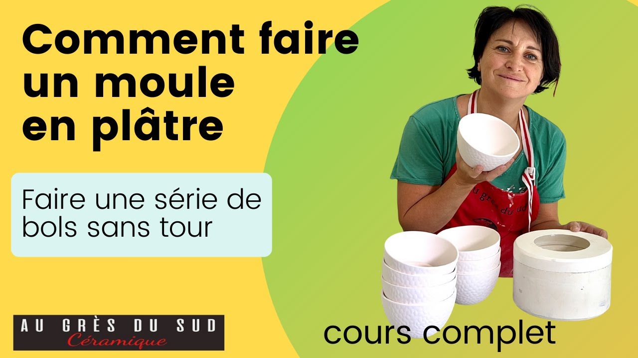 Comment faire un moule plâtre, cours intégral