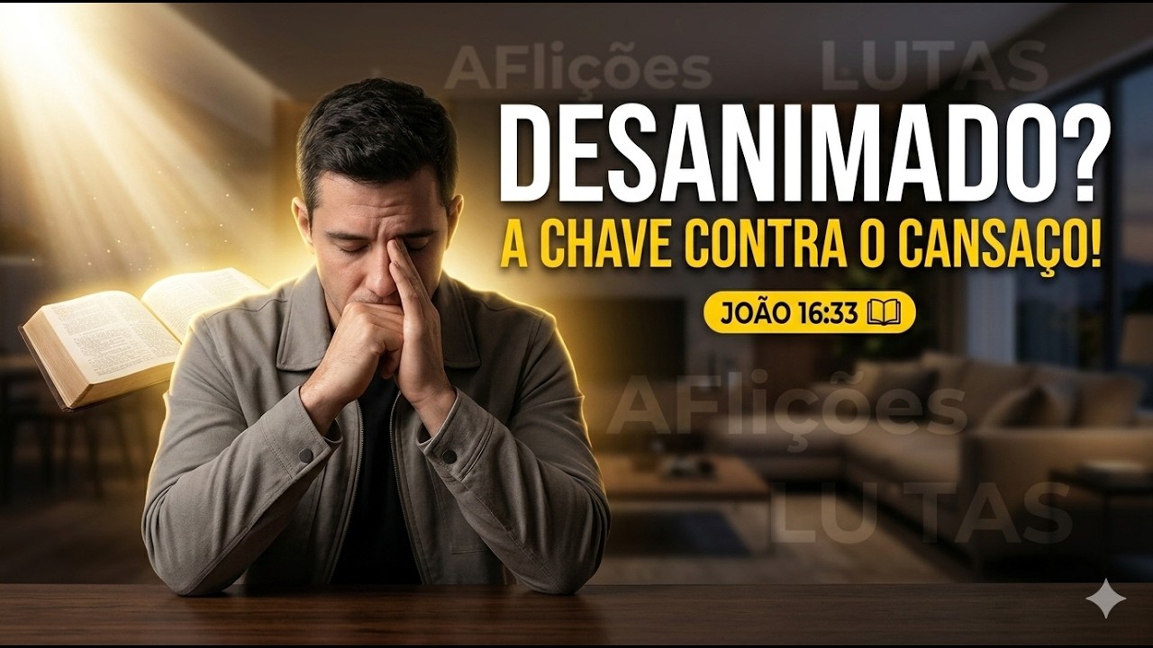 O FIM DO DESÂNIMO: Como ter Forças em meio às Lutas da Vida Moderna?