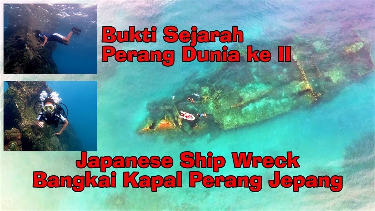 JAPANESE SHIP WRECK, BANGKAI KAPAL PERANG JEPANG DI TALAUD (Pesona Talaud Part 6)