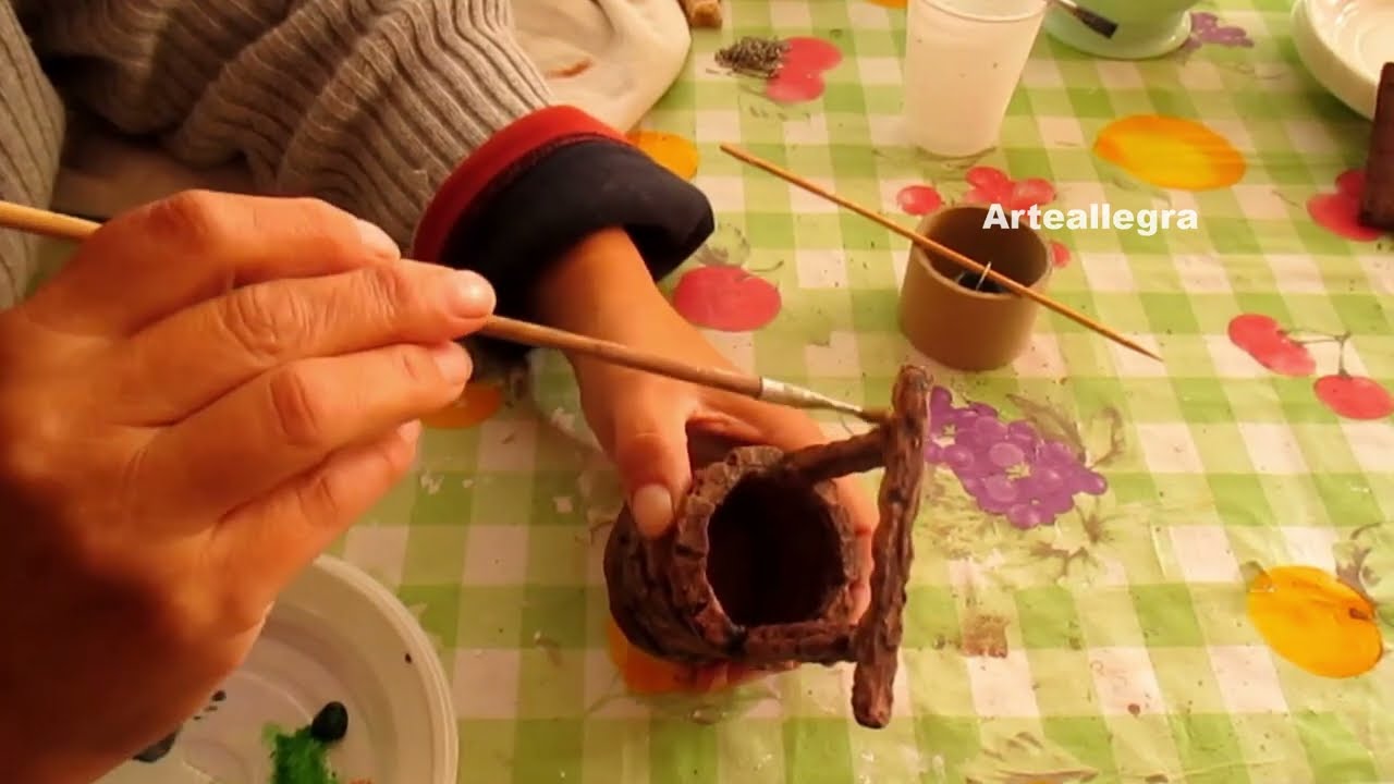 Come Costruire un Pozzo Realistico per il Presepe: Polistirolo e Gesso