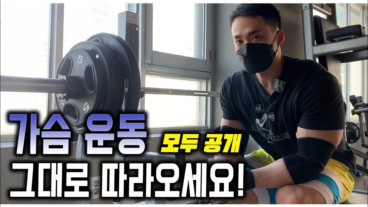가슴운동 따라해보세요! 설기관 루틴공개.