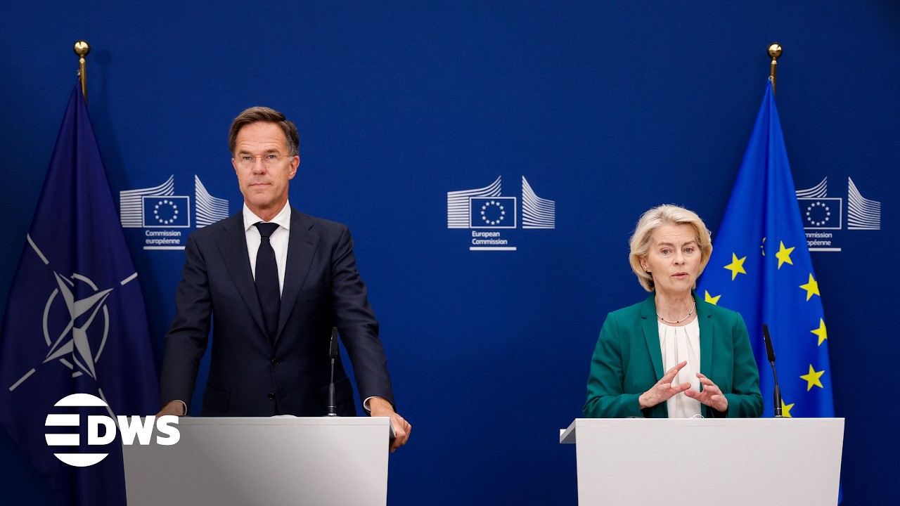 FULL PRESSER: EU Chief Von Der Leyen And Rutte Announce Major Response After Leipzig Attack | AC14