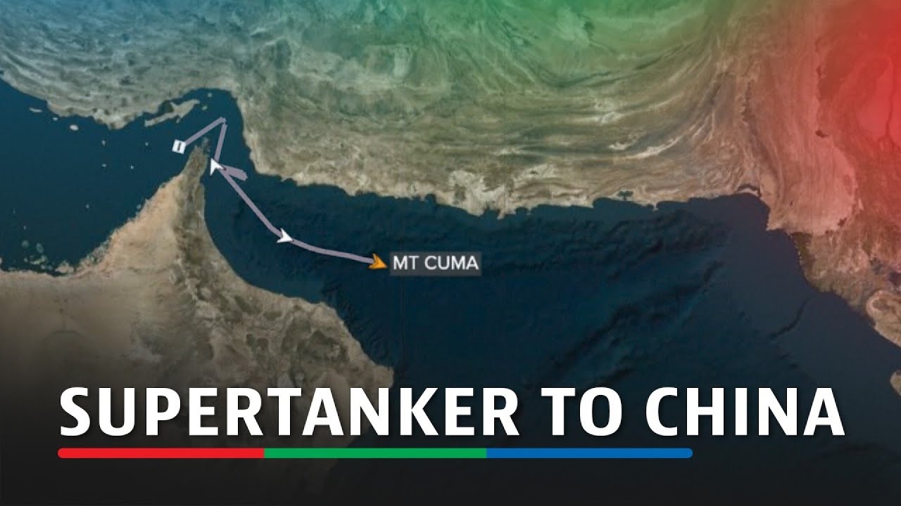 Iranian supertanker with 2 million barrels of oil sails through Hormuz | ABS-CBN News
