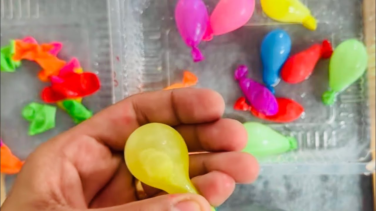 Fill water balloon 🎈🎈with Spray bottle colourful Activity Live🟠🟡🟣🟢🟤🟣