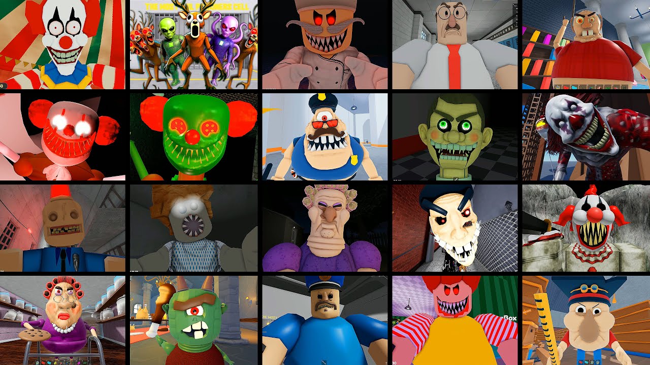 EPIC SCHOOL ESCAPE,EPIC CHOPPER'S CARNIVAL,EXE 99 NIGHTS,Team Dentist,Tim Farm,ROBLOX JUMPSCARES