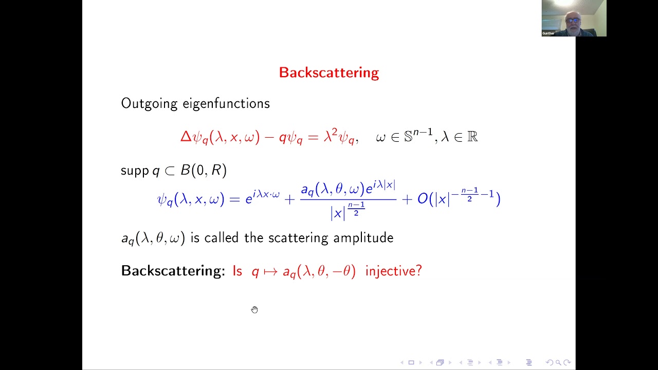 Gunther Uhlmann: Microlocal analysis and inverse problems