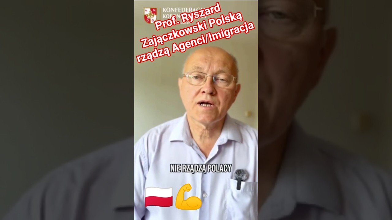 Prof. Ryszard Zajączkowski: Poland Is Ruled by Agents/Immigration ‼️ #poland #news