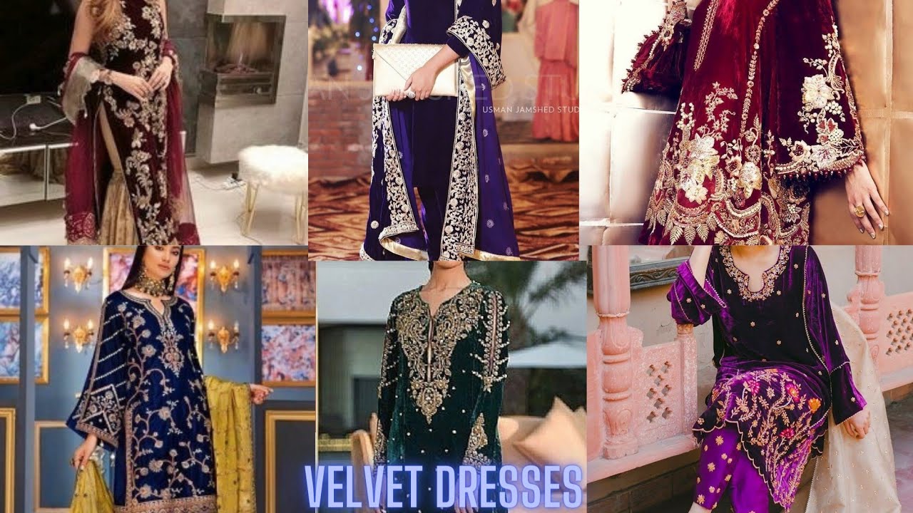 Most ❣️Beautiful Velvet Kurta Suit set Designs | Royal Velvet Designer Suits | #fashionstyle