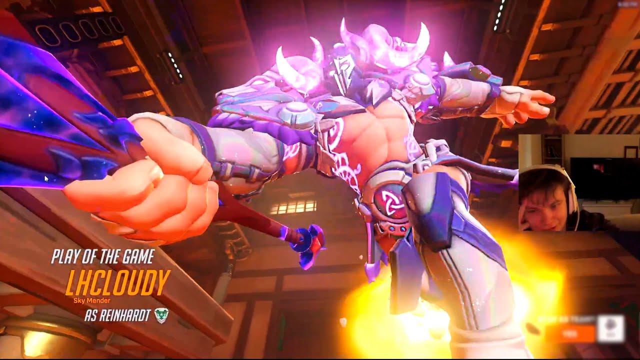 MVP STADIUM - LHCLOUDY - POTG - REINHARDT GAMEPLAY - OVERWATCH 2 SEASON 16