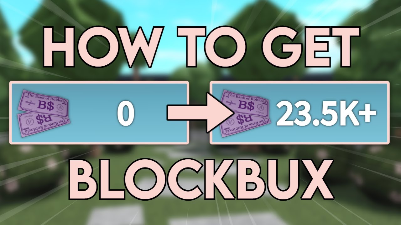Как быстро получить БЕСПЛАТНЫЙ Blockbux в Bloxburg (Roblox)