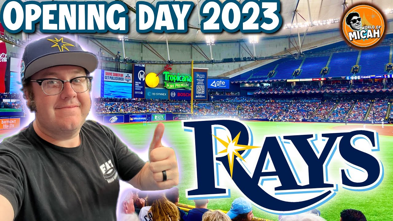 Opening Day Tampa Bay Rays 2023 | My First Visit to Tropicana Field | Full Experience 4K
