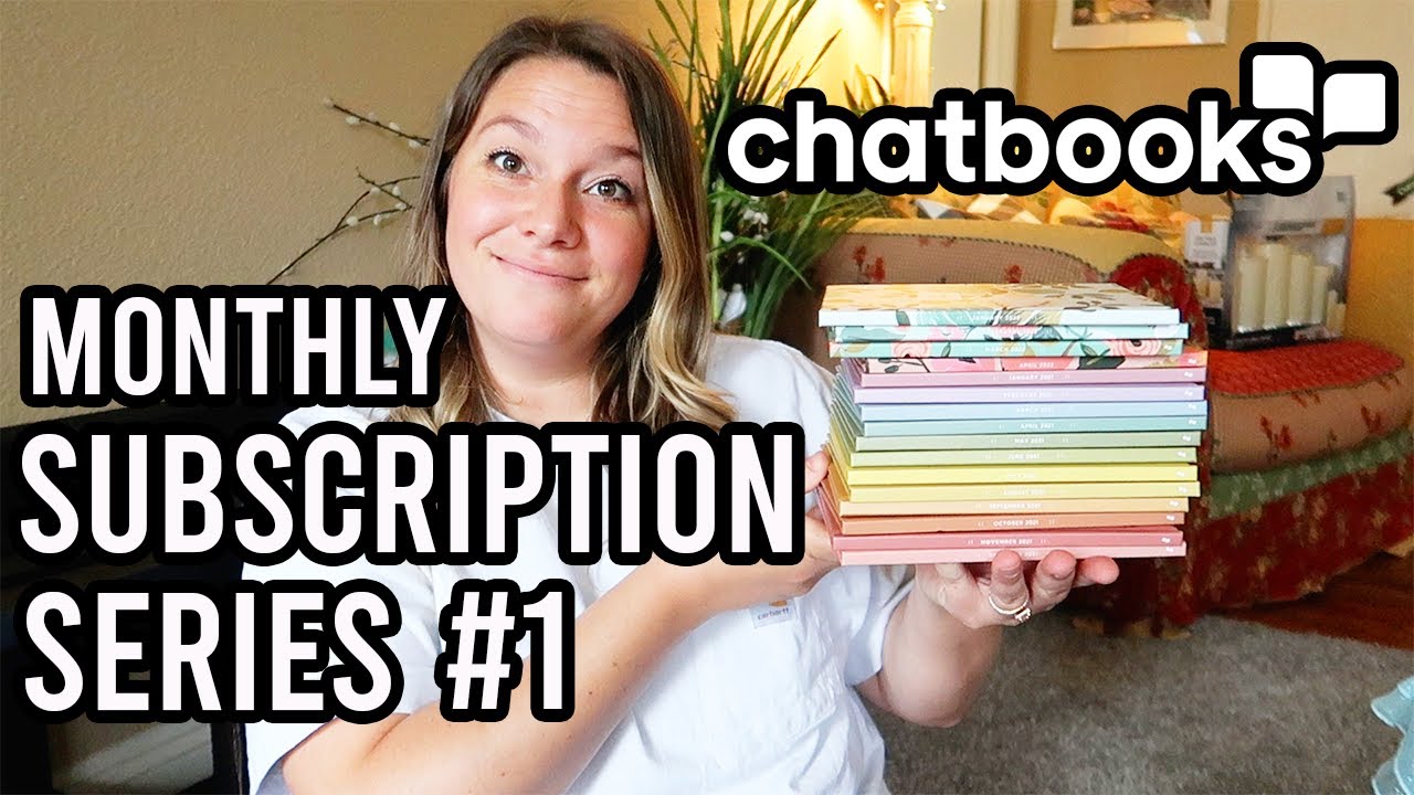 Monthly Subscription Series : # 1 : Chatbooks Hardcover Monthbooks Review : 1 Year | Tucker Tribe