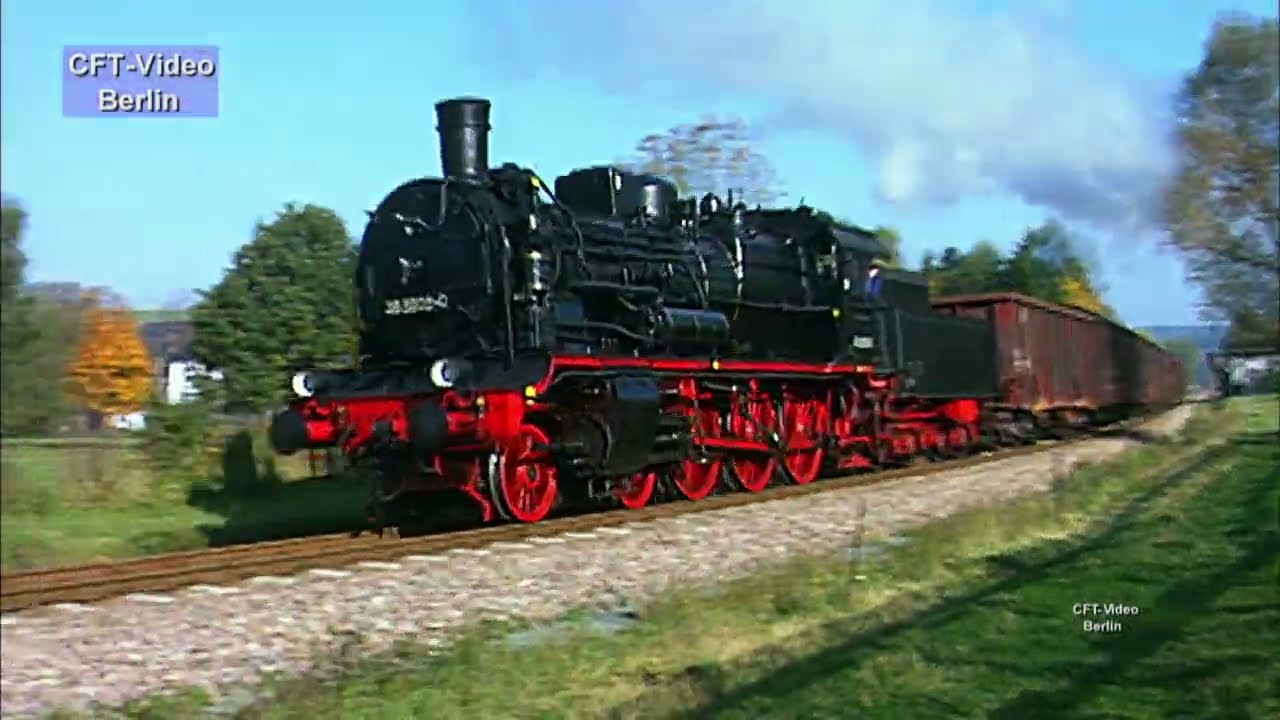 Sächsischer Rollwagen 38 205 im Güterzugeinsatz