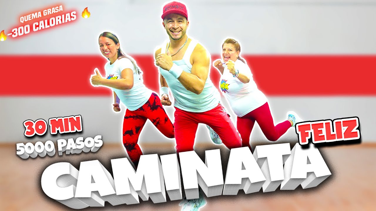 CAMINATA EN CASA 30 Min | 5000 Pasos para Quemar Grasa | con MUSICA TROPICAL🚶