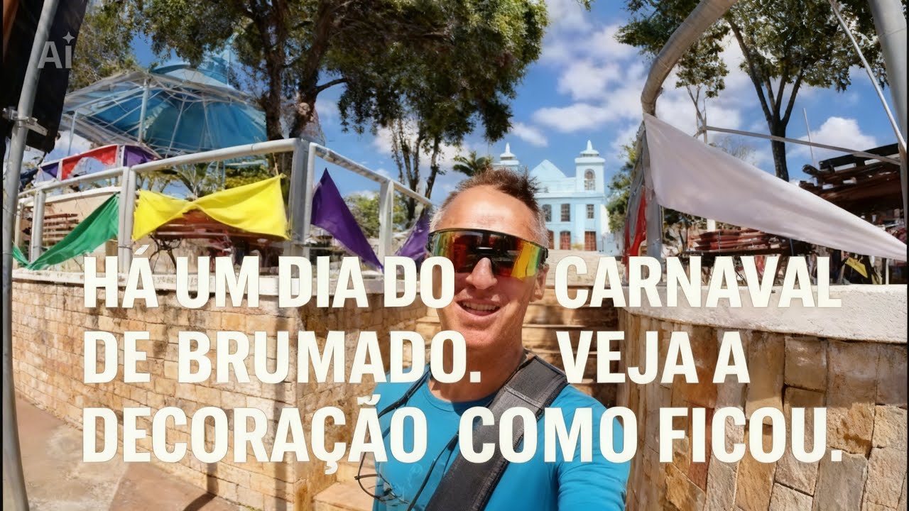 Carnaval 2026: decoração a todo vapor em Brumado 