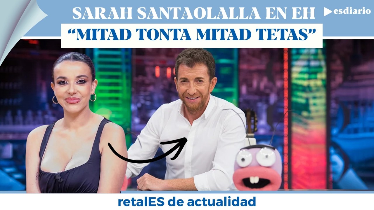 #VIRAL Sarah Santaolalla se cuela en El Hormiguero y esto le responden: 