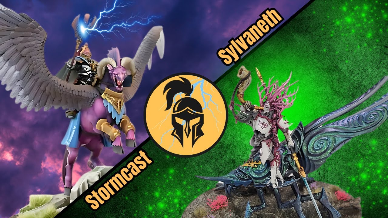 Age of Sigmar 4th Edition: Stormcast Eternals vs Sylvaneth: Aventis Firestrike and Belthanos!!