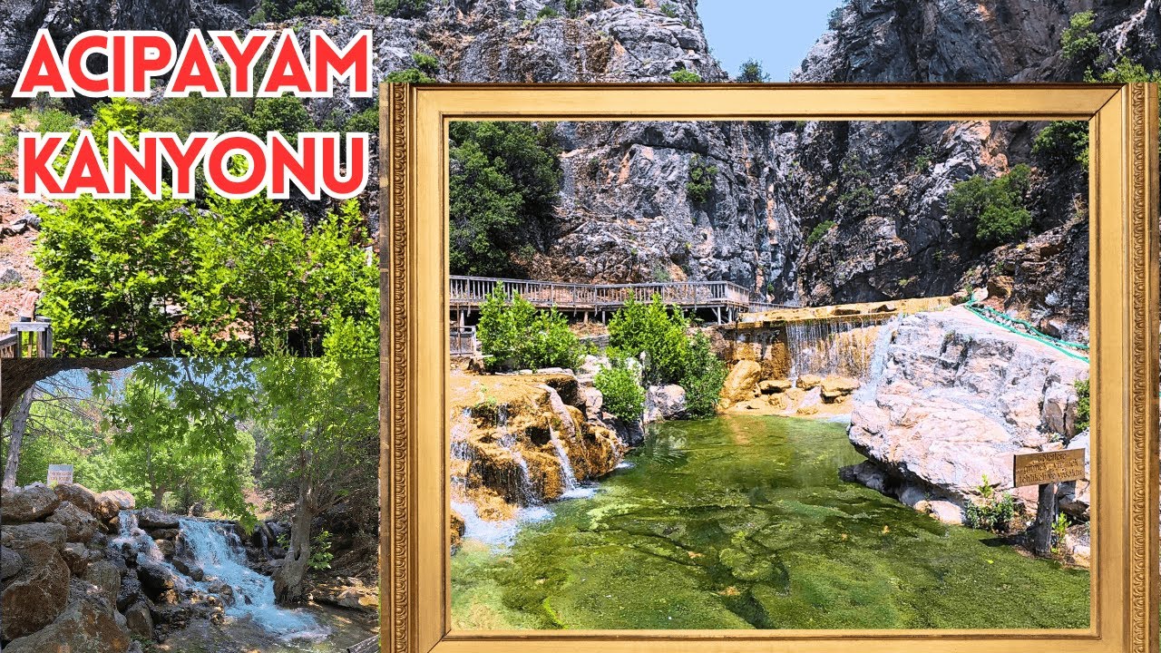 DENİZLİ ACIPAYAM KANYONUNA GİTTİM.