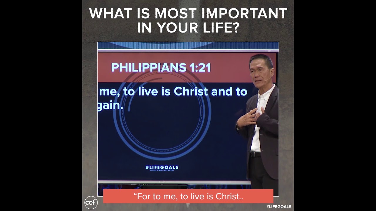 What Is Most Important in Your Life - Peter Tanchi - Lifegoals Snippets