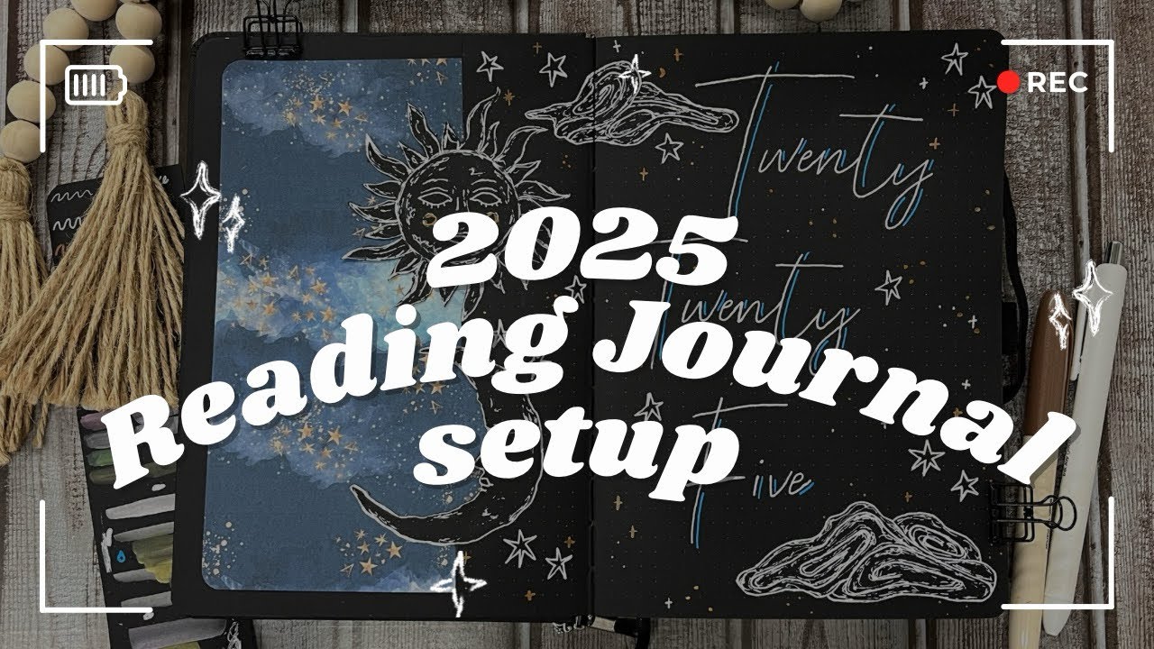 2025 READING JOURNAL SETUP ✨🌚