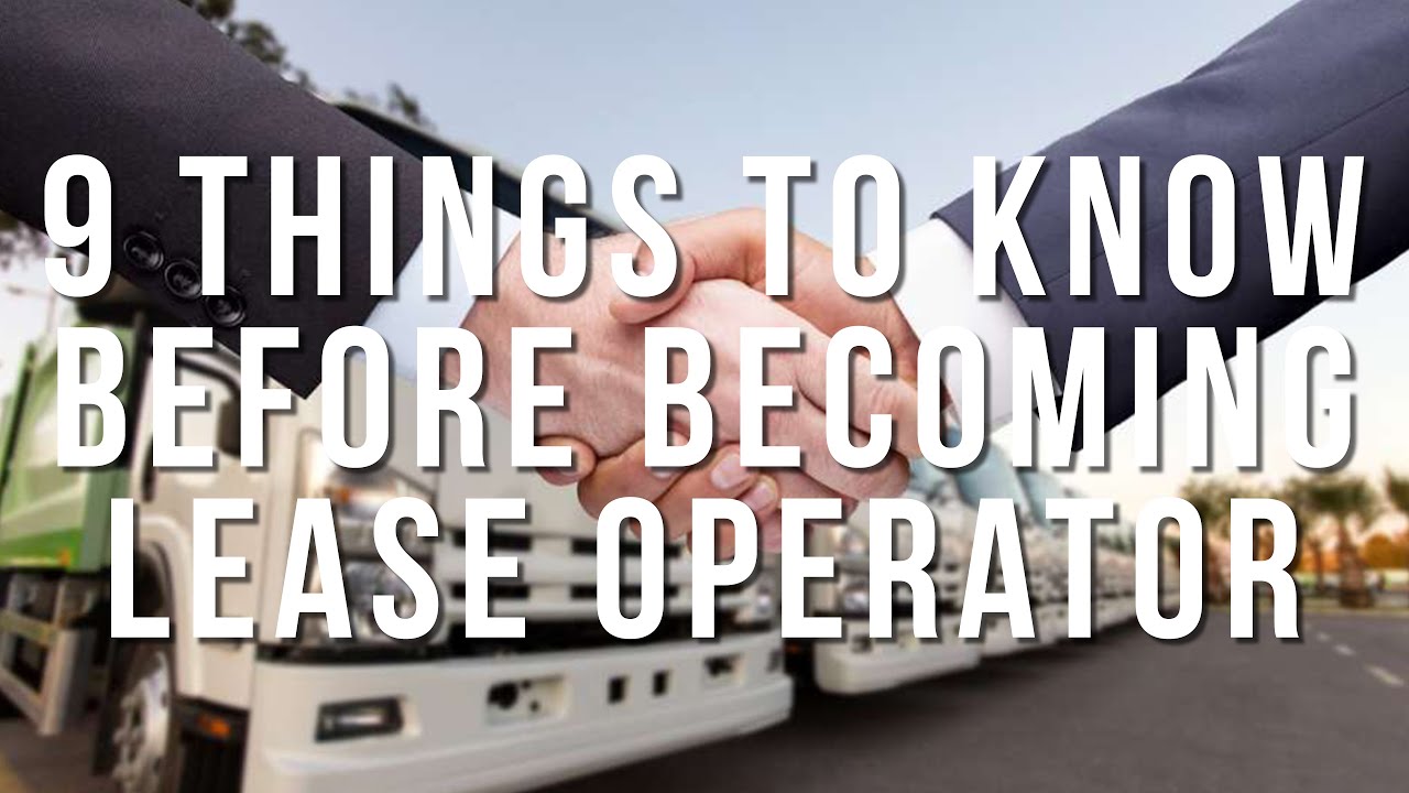 9 MUST-KNOWS Before Becoming a Lease Operator