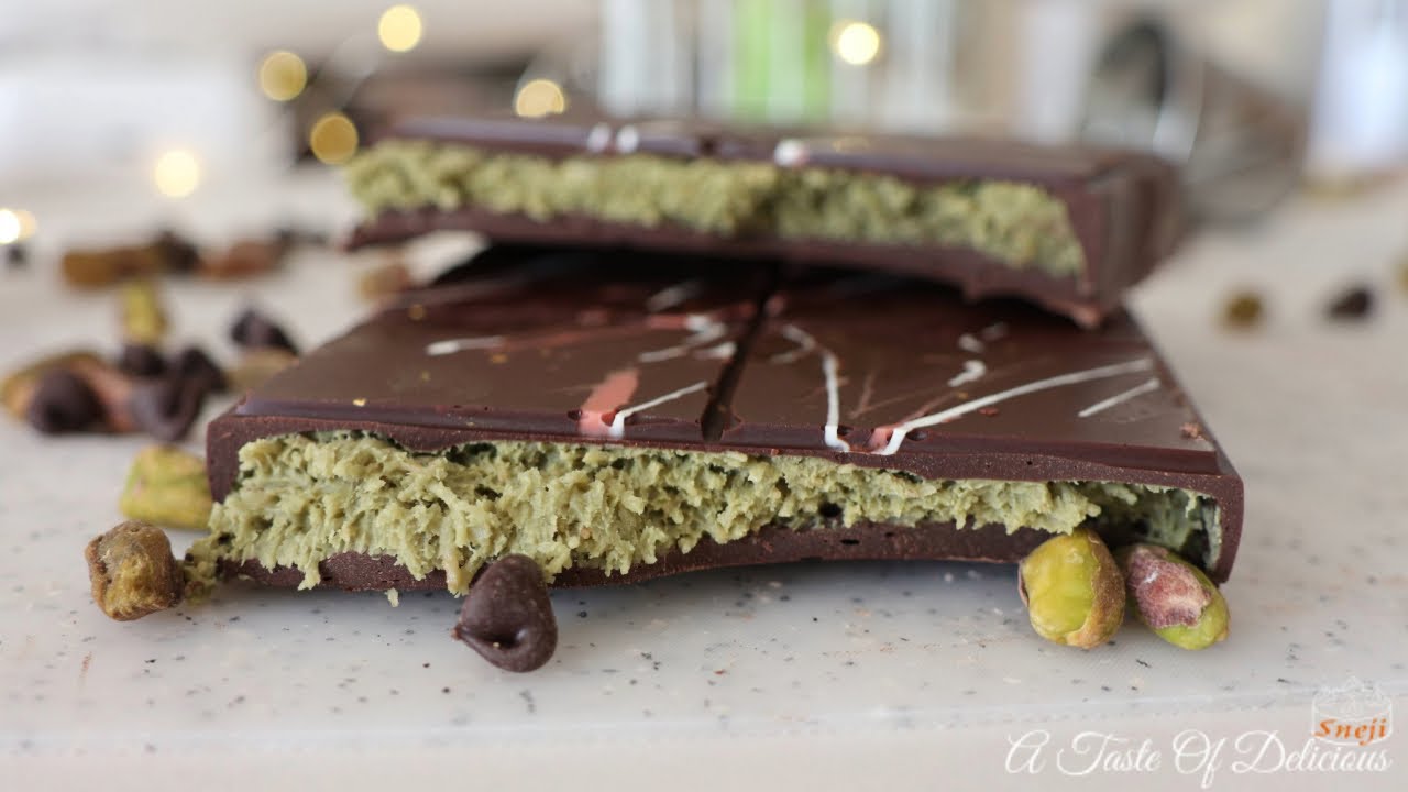 How to Make Dubai-Style Chocolate Bars | No-Bake Recipe with Pistachio, Tahini & Kataifi