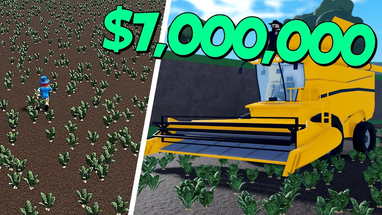 Мы вырастили 2500 картофелин в Roblox Farming and Friends!