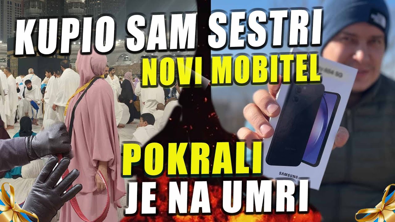 IZNENADIO SAM SESTRU NOVIM MOBITELOM *pokrali je u Meki*