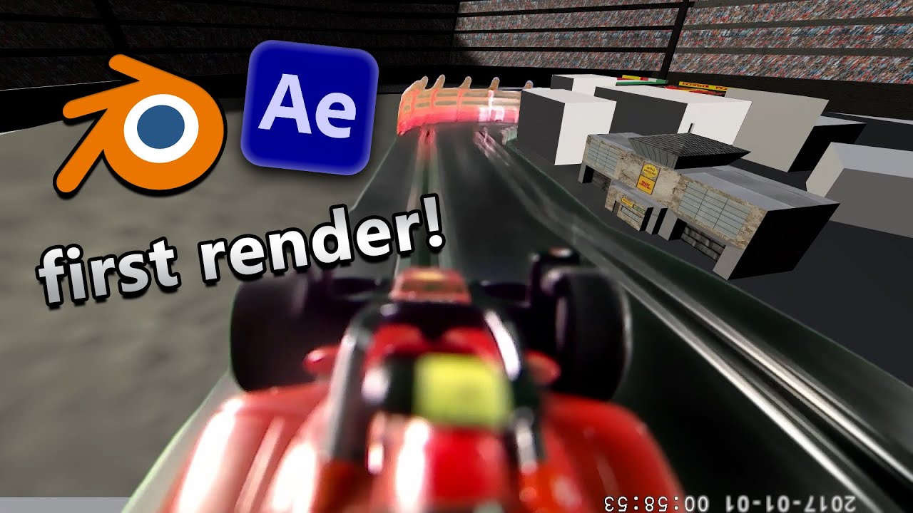 Cars intro v3 Blender AE Render