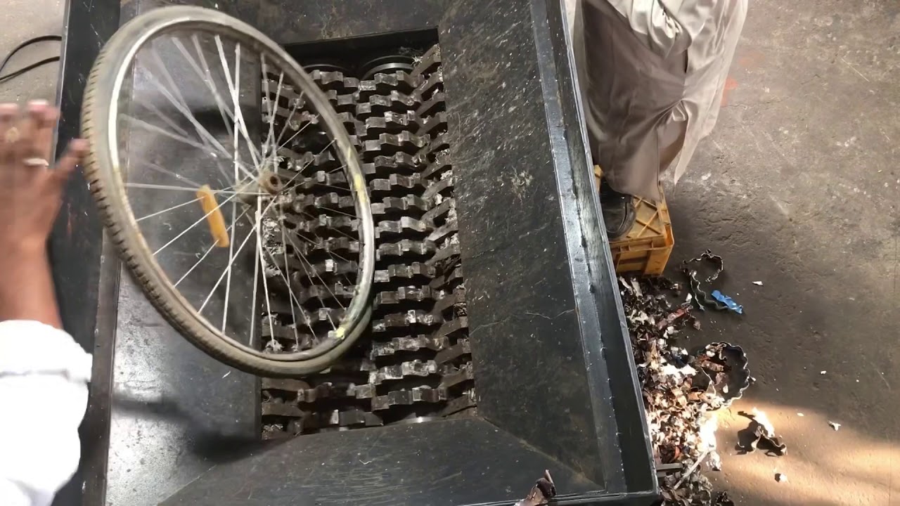 Cycle Scrap Shredder, Shredding Bicycle Scrap, Two Wheeler Scrap Shredder, Mixed Scrap shredder