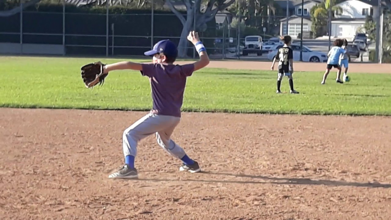 SMBA Fielding  - Second Baseman Drop Step Throw  - Jack