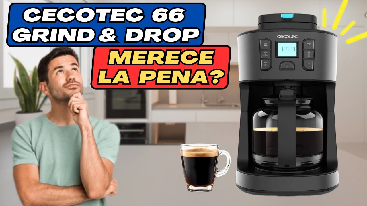 ✅ Cafetera de Goteo cecotec Coffee 66 Grind & Drop Opinion ✅