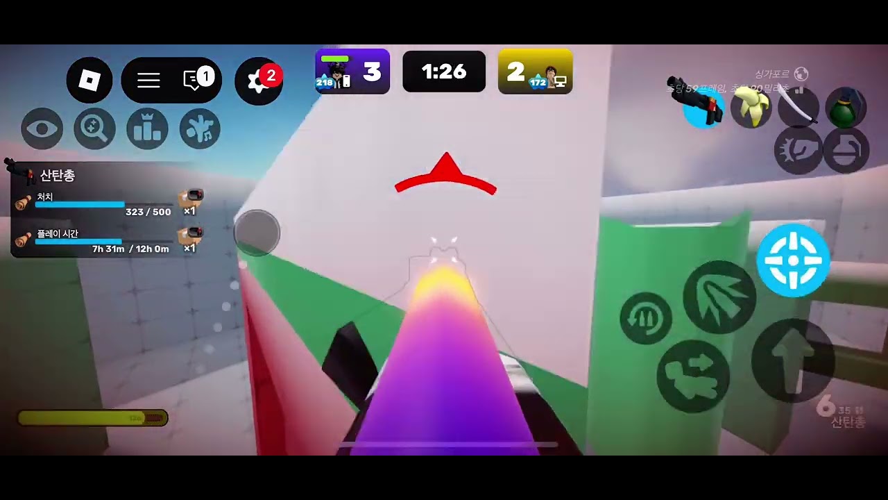 저 잘하나요???#roblox #라이벌 