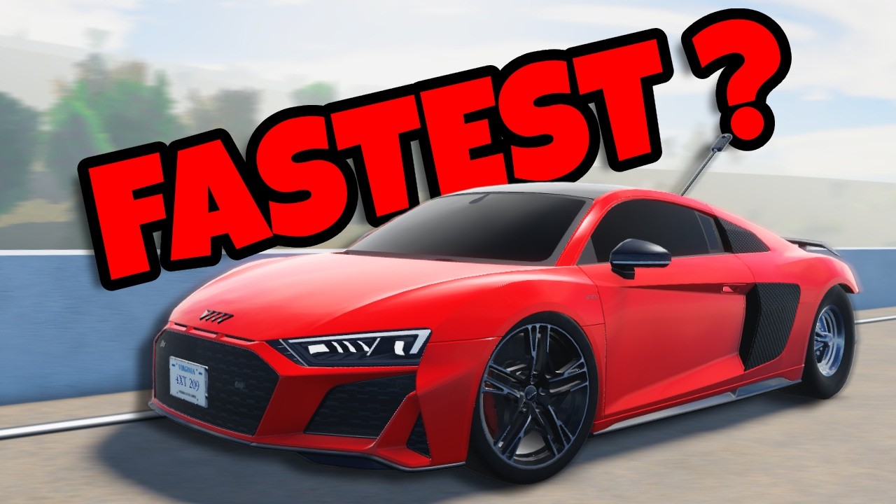 Я создал один из самых быстрых Audi R8 в Roanoke, штат Вирджиния, в Roblox.