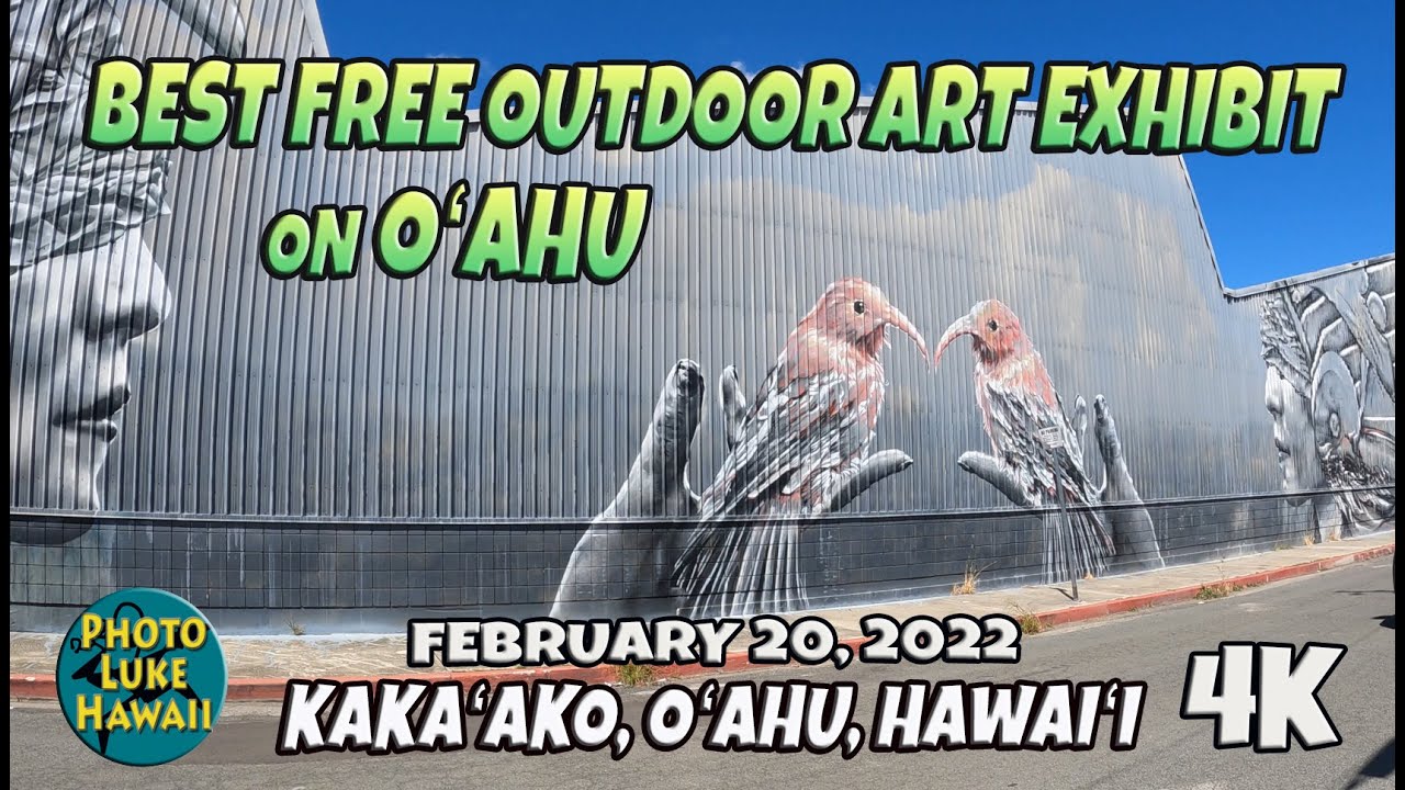 Best Free Outdoor Art Exhibit on Oahu Kakaako Pow! Wow! Hawaii Art Walls February 20, 2022