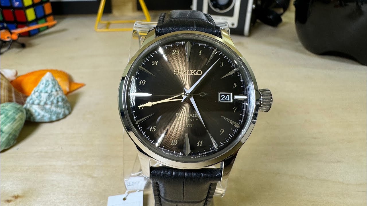 Seiko Presage Cocktail GMT SSK039 “Rusty Nail”