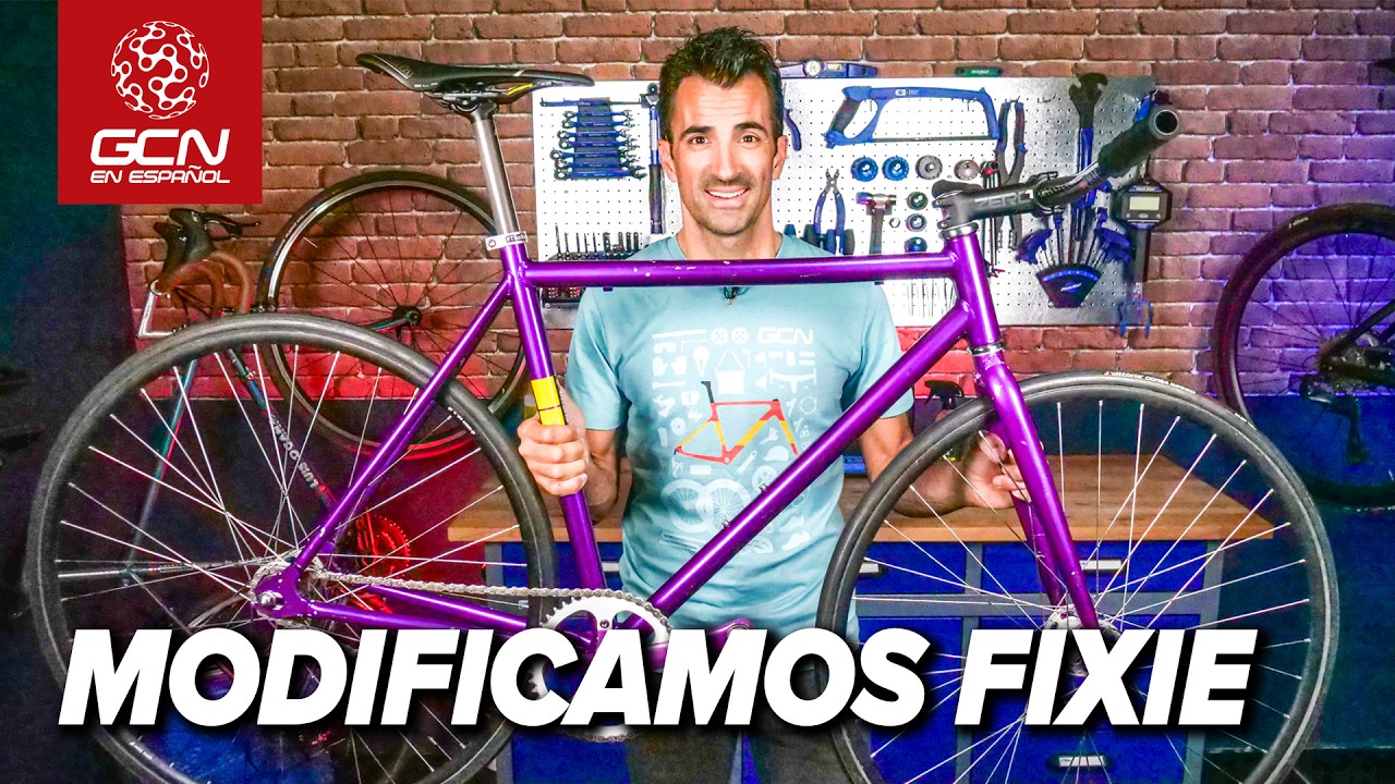 Modificamos Bicicleta de Piñón Fijo Para una Crono Escalada
