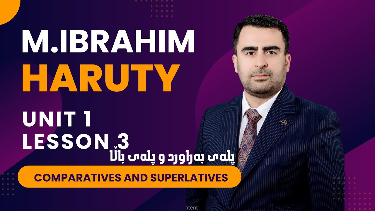Unit 1 Lesson 3 Comparative and superlative #english #پۆلی12 #education #grammar #learnenglish #exam