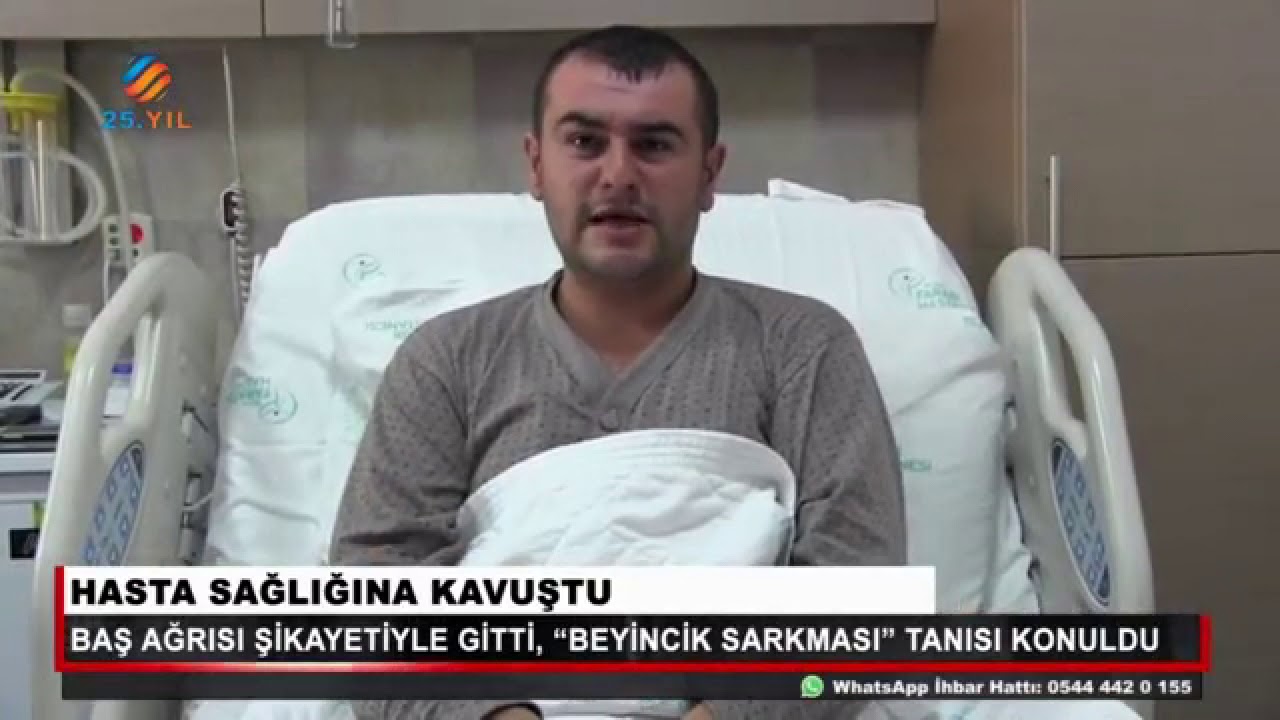 BEYİNCİK SARKMASI AMELİYATIYLA ESKİ SAĞLIĞINA KAVUŞTU
