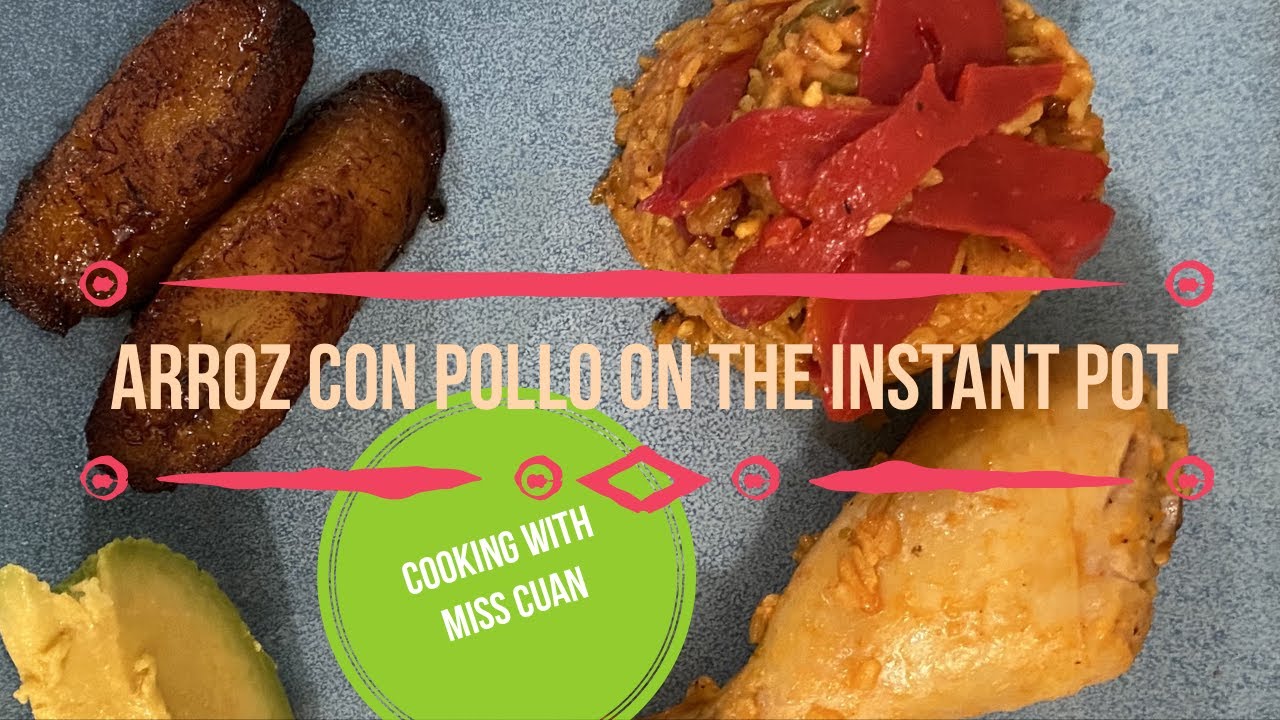 CUBAN ARROZ CON POLLO ON THE INSTANT POT | CUBAN RICE AND CHICKEN | COOKING W/ MISSCUAN