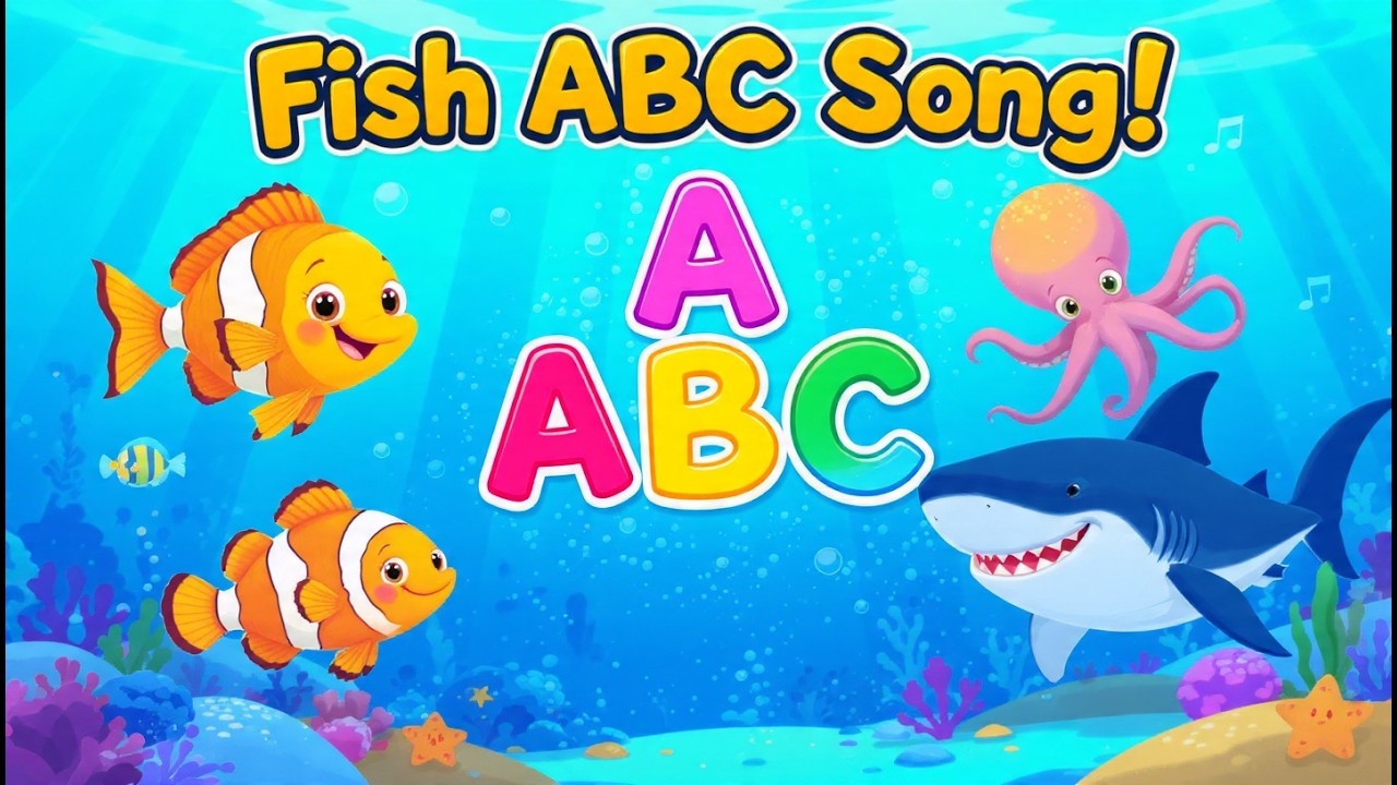 ABC Fish Song for Kids | Ocean Alphabet A–Z. Learn ABC