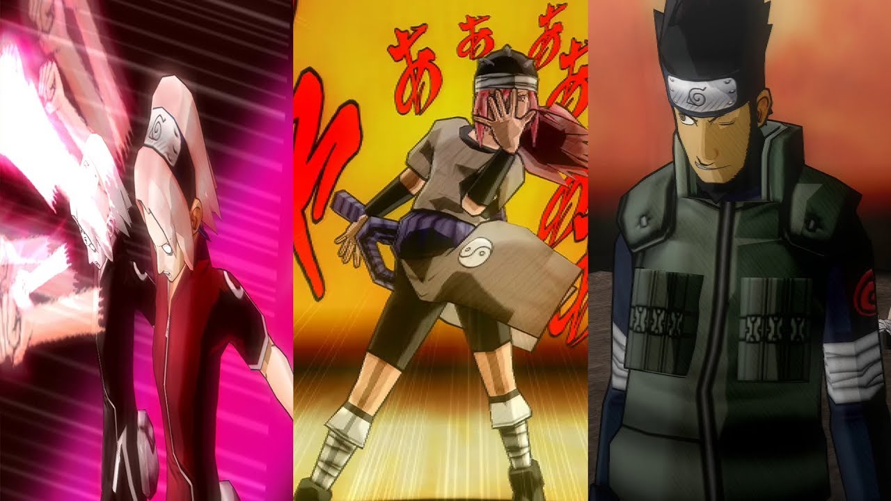 Naruto: Ultimate Ninja 3 - Все Ultimate Jutsu - FULL HD 1080p
